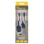 USB Cable - Type C to Lightning, 2.0 Amp - 2 metre
